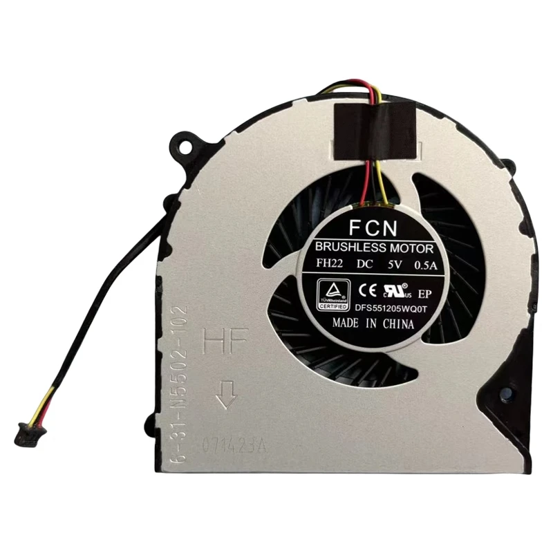 

New Original For Hasee Z6 Z7M-KP7GT Z7M-KP7S1 Z7M-KP7D1 Z7M-KP5D1 Z7M-KP5S1 Z7M-KP5GT Z7M-KP5G1 Laptop Cooling Fan Cooler Fan