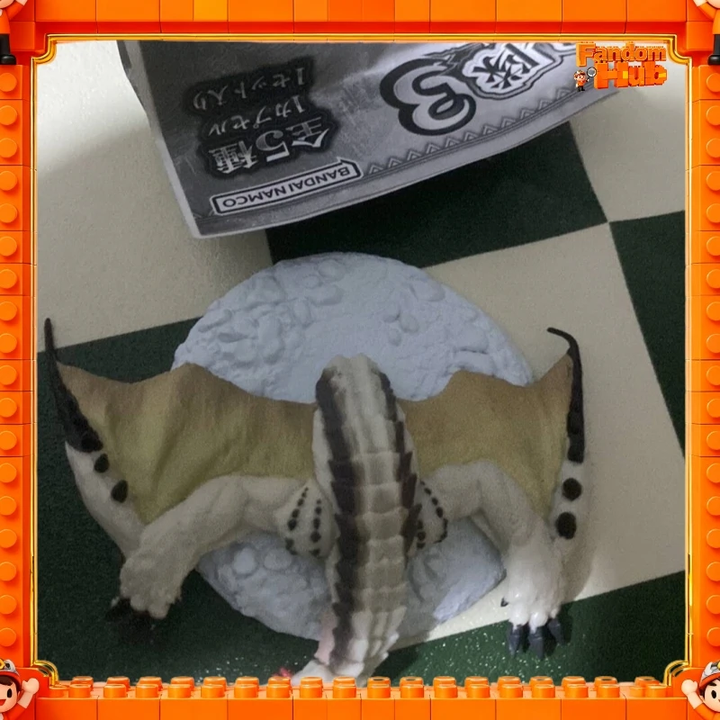 Genuine Bandai Gashapon Monster Hunter Capture Team Series 03 - Diablos, Rathian, Rajang Model Toy Fans Gift