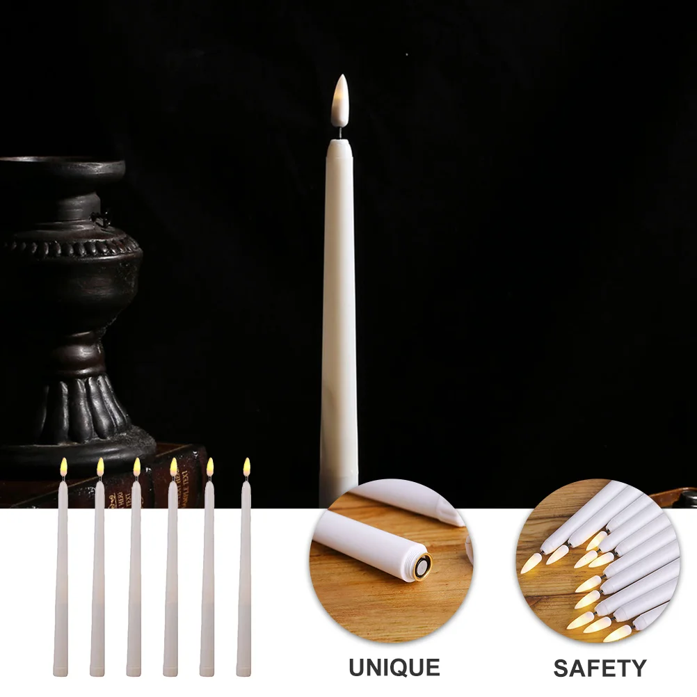 12pçs luzes led lâmpadas decorativas de poste longo para festa de halloween, festival de casamento, decoração de jardim doméstico