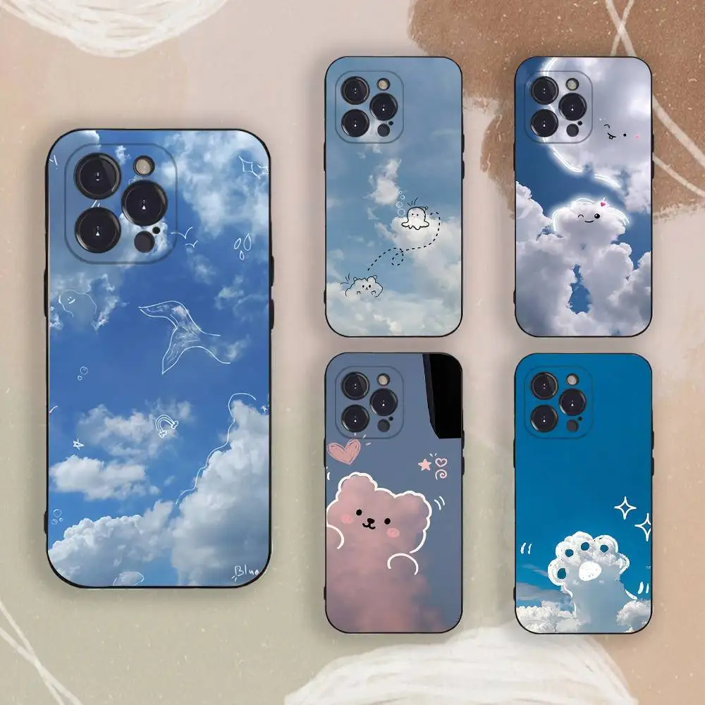 

Lines in the Sky Phone Case for iPhone 17,16,15,14,13,12,11,Pro,X,Xs,Max,Plus Shockproof Cover