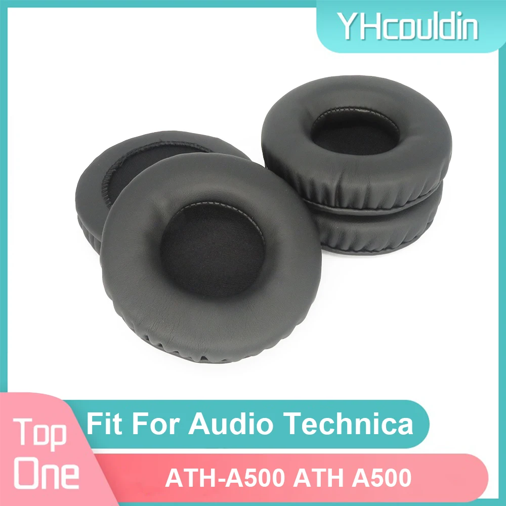 สำหรับหูฟัง Audio Technica ATH-A500 ATH A500หูฟัง Earcushions PU นุ่มแผ่นโฟมแผ่นรองหูฟังสีดำ