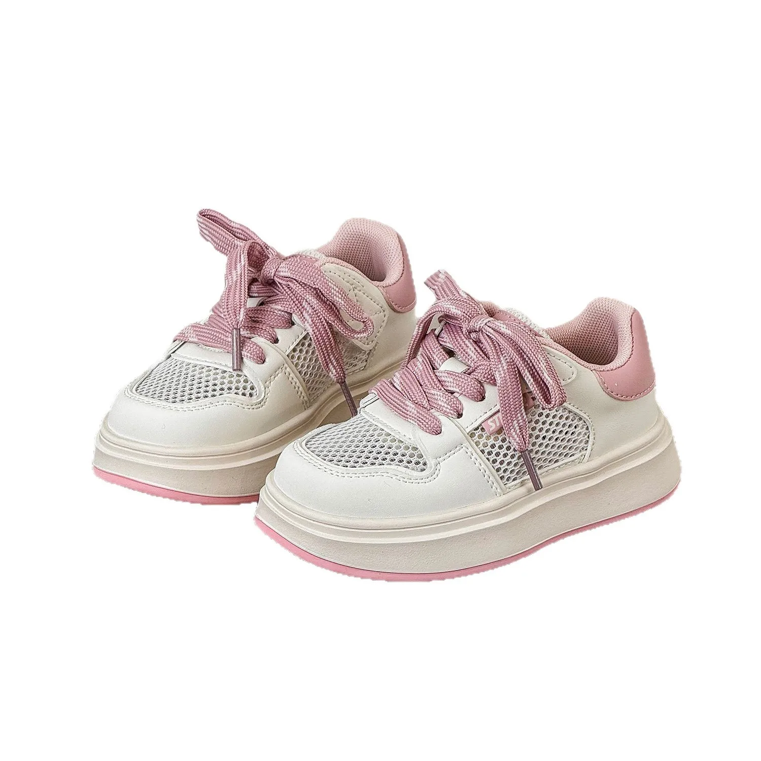 

2026 New Toddler Little/Big Kids Fashion Casual Mesh Sneakers Children Lightweight Breathable Tennis Sports Shoes for Boys Girls
