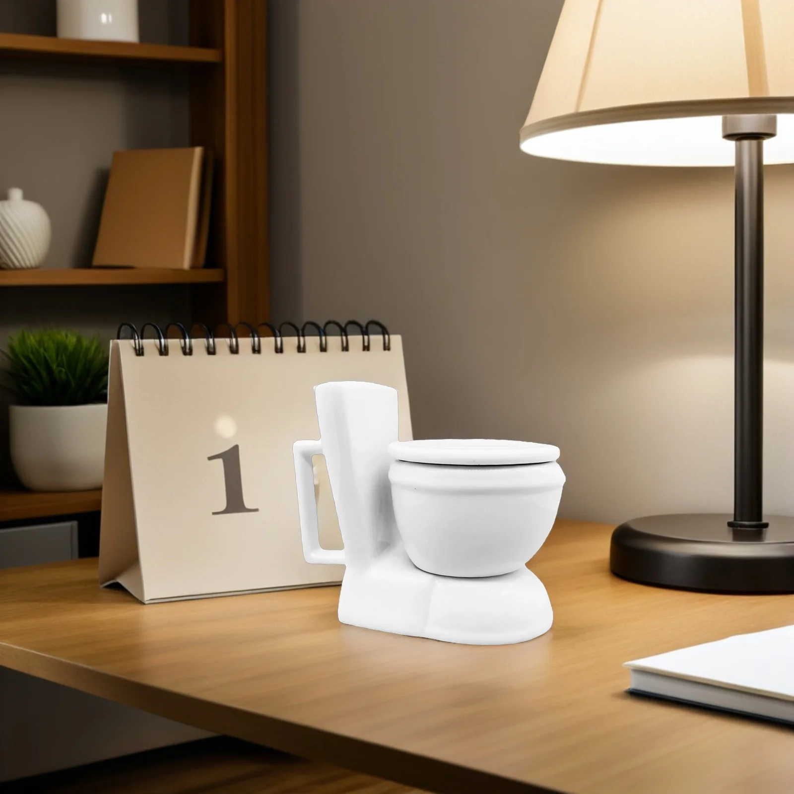 

Ceramic Toilet Mug with Lid 201-300 Ml Novelty Coffee Cup Toilet Bowl Mug Office Prank Coffee Tumbler Unique Tea Cup for Gag