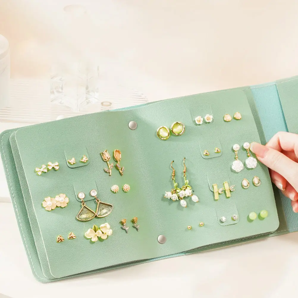 

Дорожный органайзер для сережек, складная легкая компактная сумка-органайзер для хранения сережек для отпуска и деловых поездок