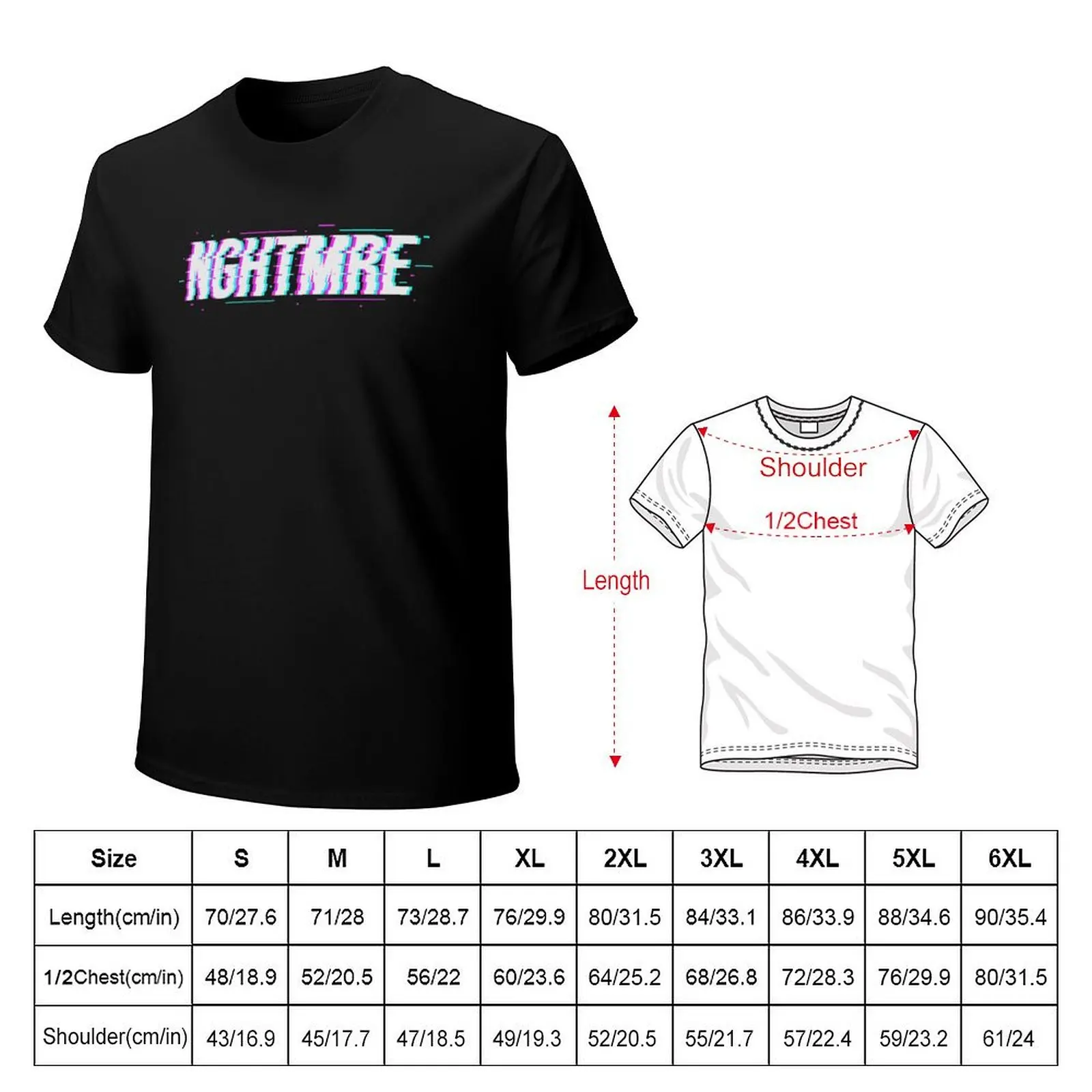 NGHTMRE T-Shirt cute tops graphic t shirts vintage anime shirt plus sizes mens graphic t-shirts pack