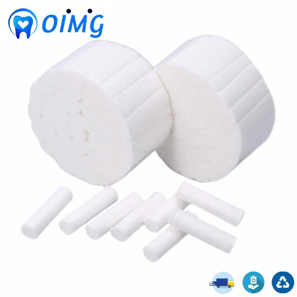 1000Pcs/Pack Dental Disposable Cotton Rolls Clinic Dental Treatment Absorbent Medical Supplies Teeth Care Tool Oral health