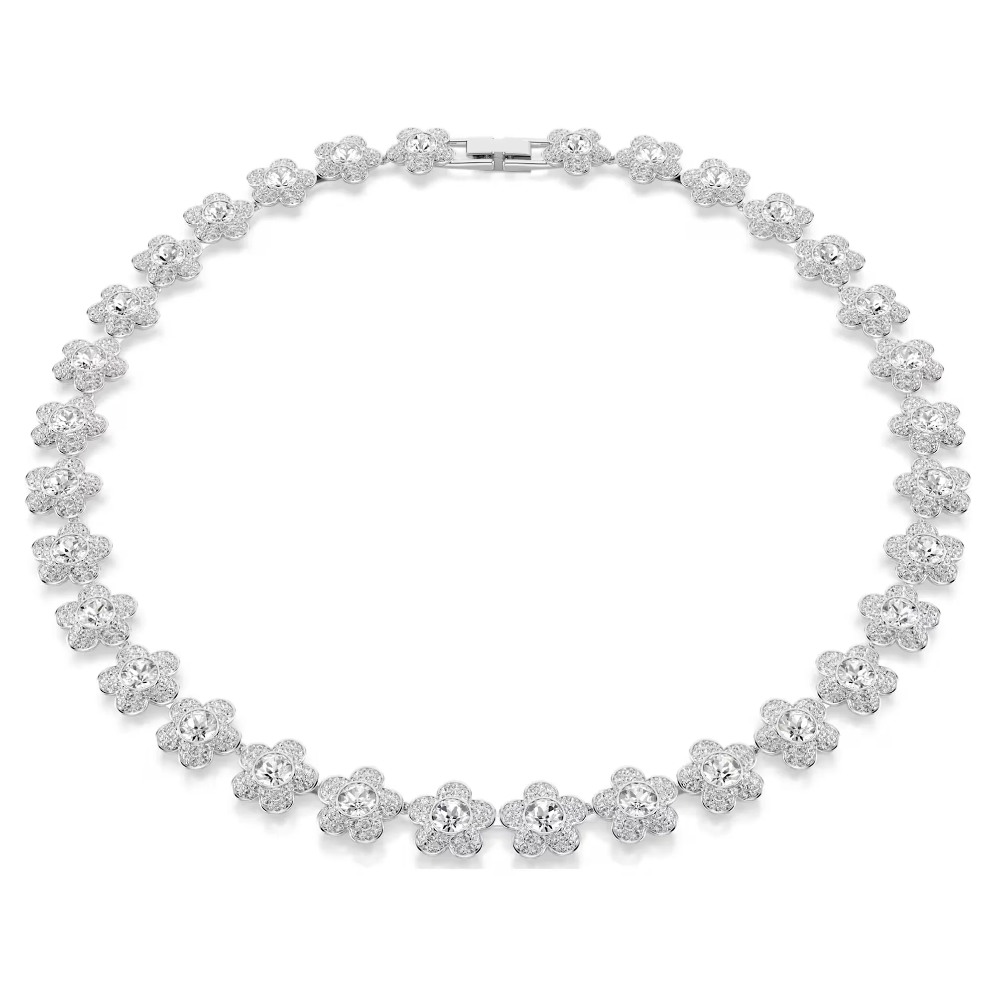 2026 European and American Original New Product Shining High Quality Flower Crystal Necklace Women's Luxury Festival Gift