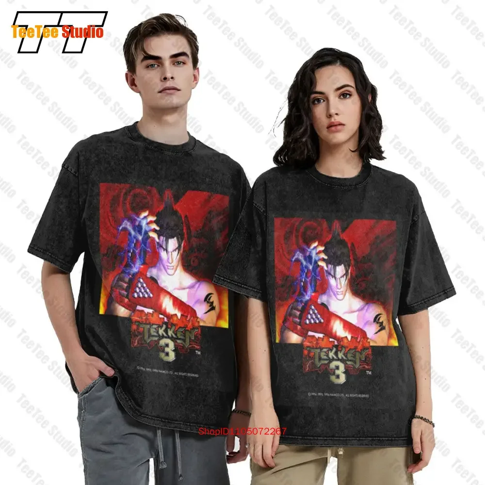 تي شيرت Vintage Tekken 3 Fighting Video Game Vintage كبير الحجم مقاس L C8NO #2