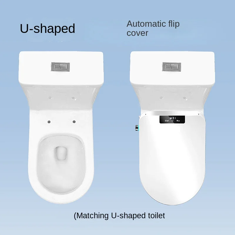 Imagem -02 - Assento Bidé Automático com Função Aquecimento Universal Forma em u Forma d Smart Toilet