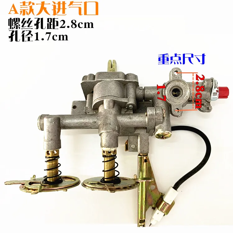 Desktop gas stove liquefied gas natural gas stove 30 degree thermocouple assembly with flameout protection valve body switch