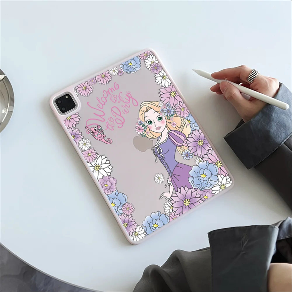 

Чехол принцессы для Ipad A16 11th 2025 Air Pro 11 2024, акриловый чехол Air 5 4 3 5th 6th 10.9 Funda 9th 10. 7th 10.2 Mini 6 7