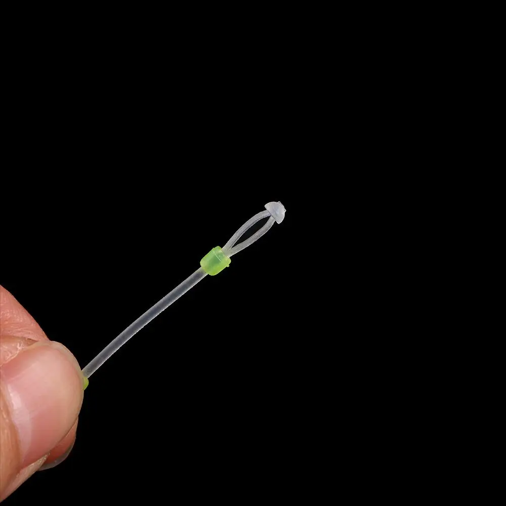 

10Pcs Double Head Line Swivel Tool Space Bean Double Hook Fish Hook Fixed Distance Splitter Silicone Fish Line Separator