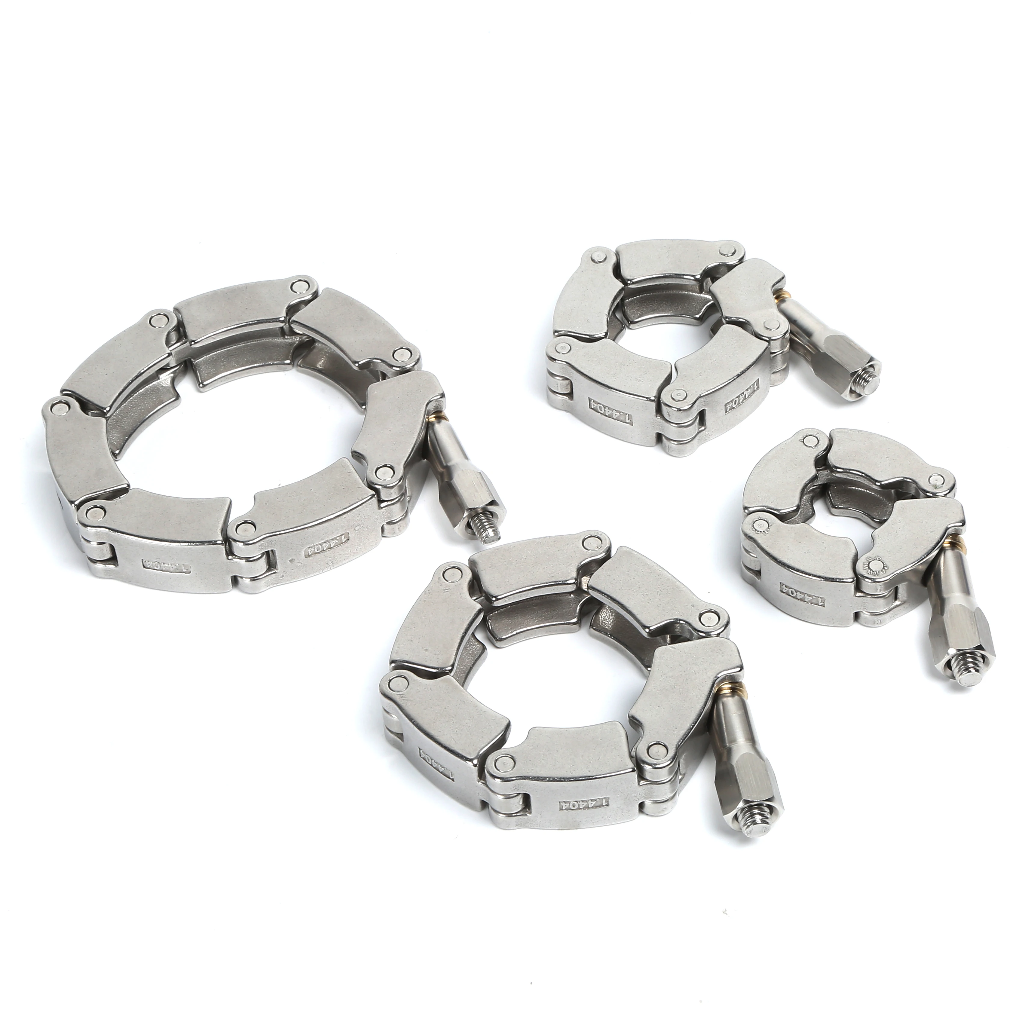 SS316L Clamp Sstainless Steel KF16-KF50 High Quality Vacuum Clamp NW Falnges Chain SS316L Clamps NW16-NW50 Heavy Clamp Flanges