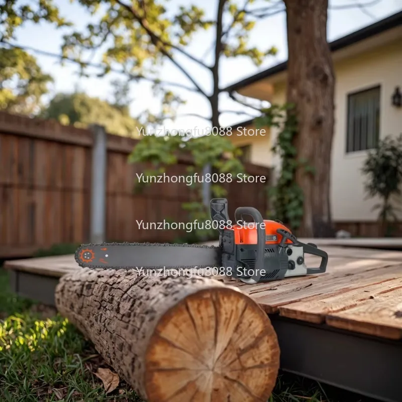 New Professional High-Power Industrial Chain Saw for Wood Cutting - Heavy-Duty Lumber Cutter