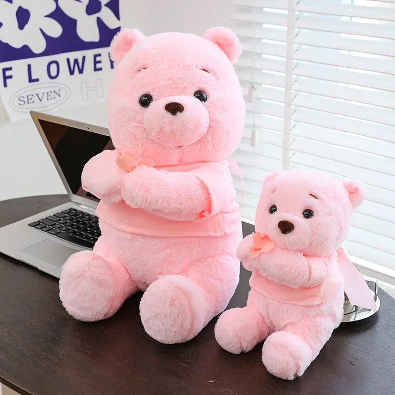 Winnie Plush Pooh Bear Plushies Cute Plush Toy Sakura Teddy Stuffed Doll Girlish Kawaii Rroom Decor Children Toys Birthday Gift