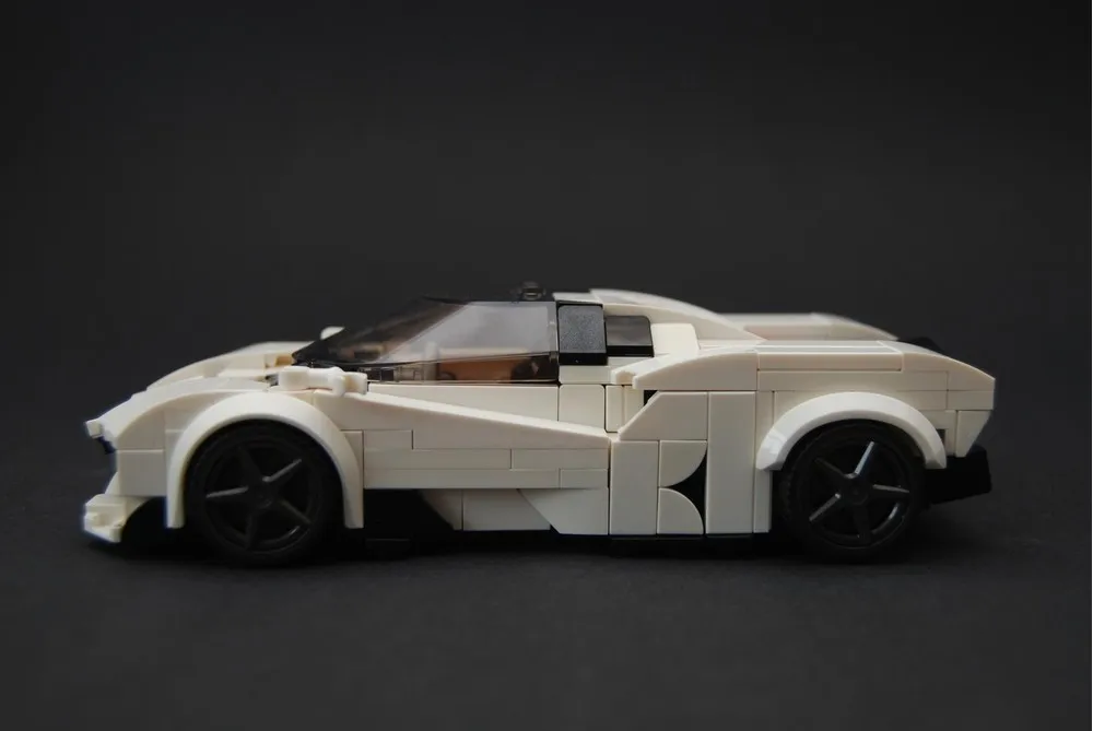 

MOC-381 детали, строительный блок, модель автомобиля, городской автомобиль, скорость, белая классическая спортивная игрушка для мальчиков, рождественский подарок для взрослых