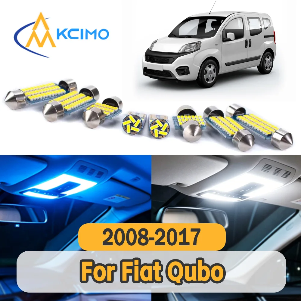 

Long Service Life Car Indoor Lamp Bulbs Stable Illumination Power Saving LED Light Replacement for Fiat Qubo 2008-2017