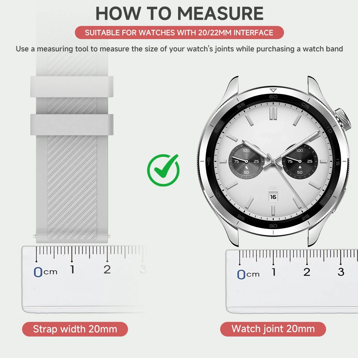 22 مللي متر 20 مللي متر سيليكون الفرقة لساعة هواوي GT5 4 3/GT5 Pro 46mm سوار لساعة سامسونج جالاكسي 7 5 برو 6/4 حزام كلاسيكي #6