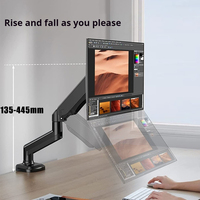 Computer Monitor Stand Sturdy Mechanical Arm Desktop Rotating Screen Cantilevered Base No Drilling Dual Screen Desktop Stand