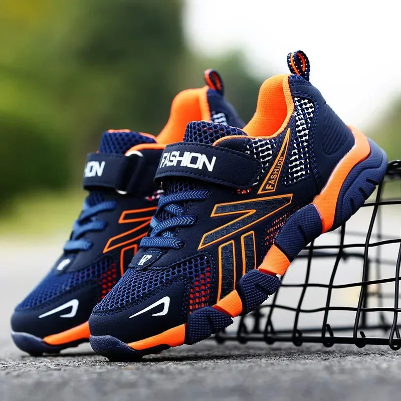 

Children Sports Shoe Soft Sole Mesh Sneakers Kids Boy Walking Running Non-slip Casual Sneakers Gril Lightweight Hook Loop Shoes