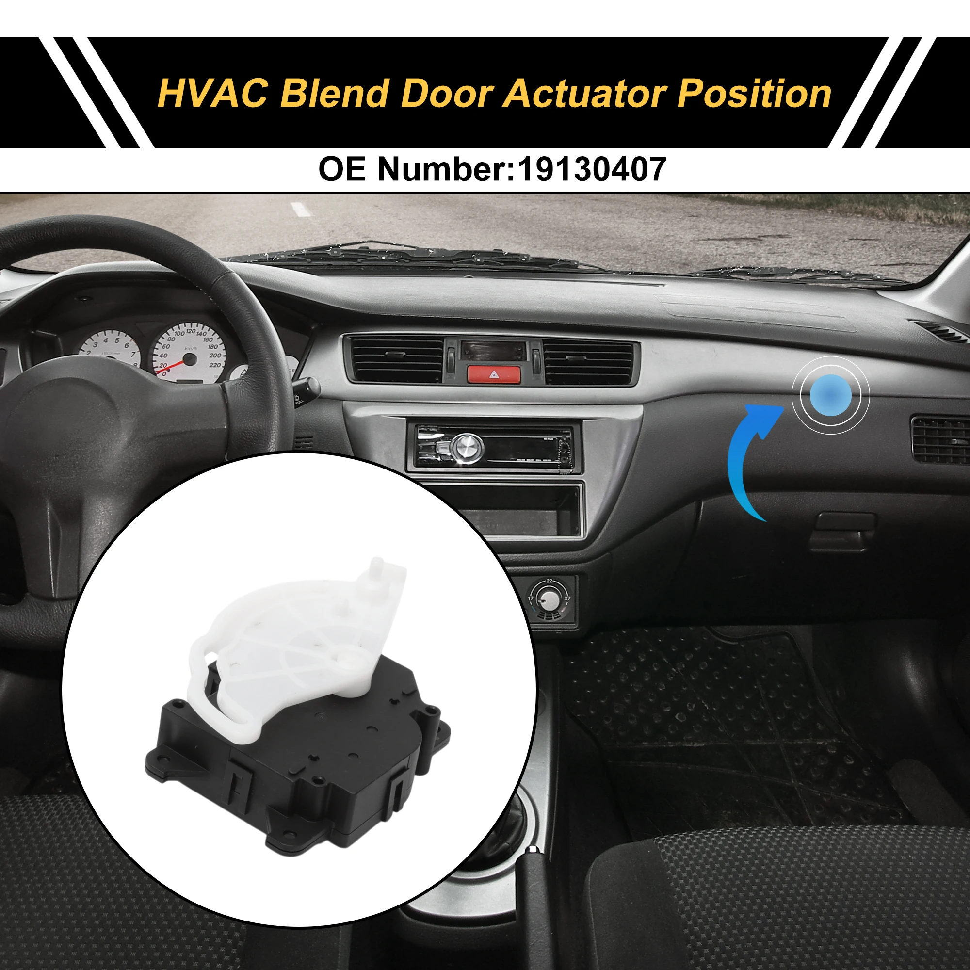 

Привод двери смеси обогревателя UXCELL HVAC для Cadillac CTS 2008-2014 No 19130407