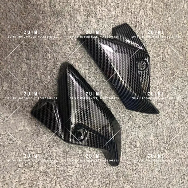 Motorcycle headlight side bracket Fairing Fit For Suzuki GSR400 GSR600 Carbon fiber paint