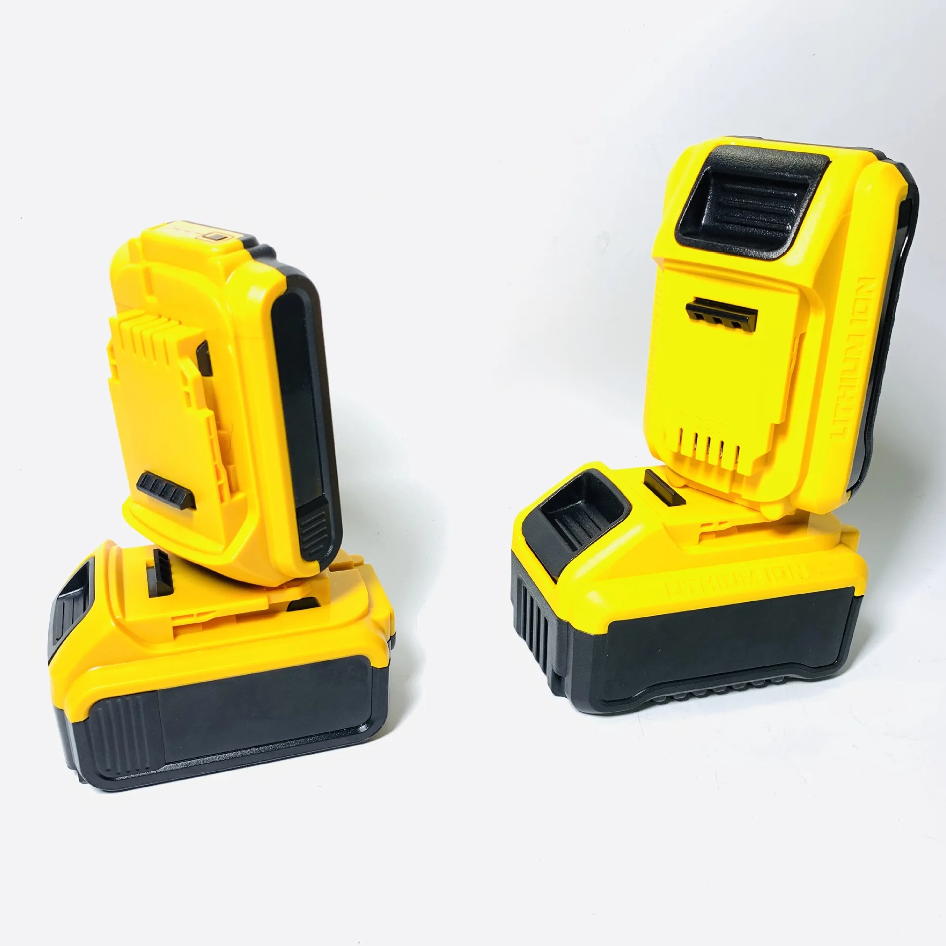 # Hot Sales Yellow Replacement Original 18650 Lithium Battery Pack With Battery Status For Cordless Electric Tools 21700 Li-ion