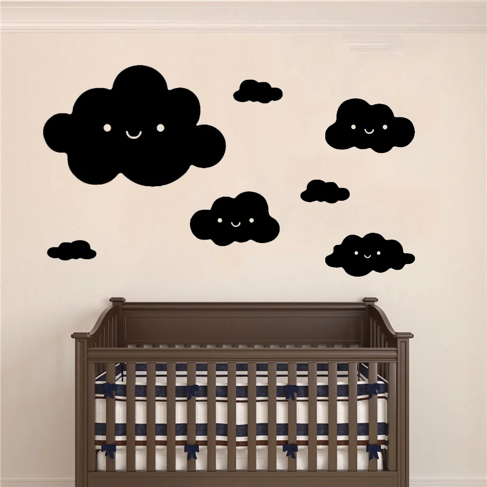 Cute clouds Wall Stickers Home accessories Minimalist style For Home bedroom Decoration Wall stickers for kids room Autocollant