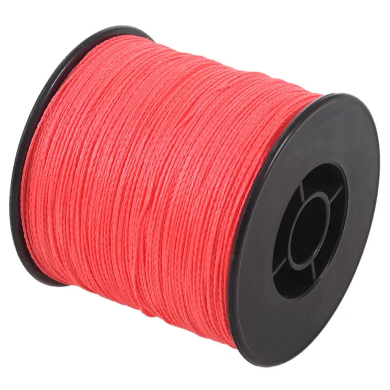 ABVE-3X 500M 100LB 0.5Mm خط صيد مجدول فائق القوة PE 4 خيوط اللون: أحمر #3