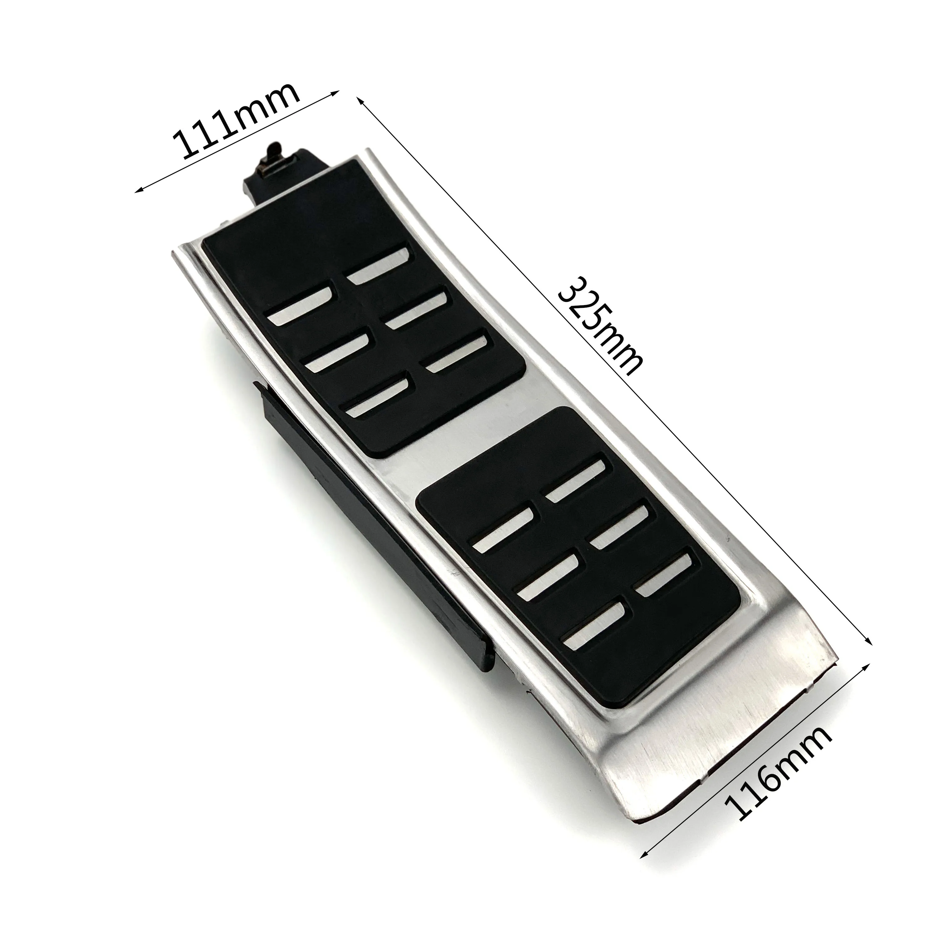 Car Styling Stainless Steel Accelerator Fuel Gas Brake Footrest Pedal cover For Audi A8 S8 D4 4H 2011-2018 Car Accessories