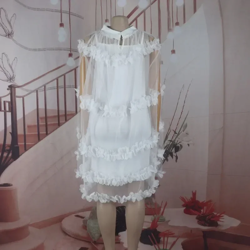 

Летнее модное африканское сетчатое вечернее мини-платье из полиэстера, Дашики, африканские платья для женщин, платье Анкары, новинка 2023 года