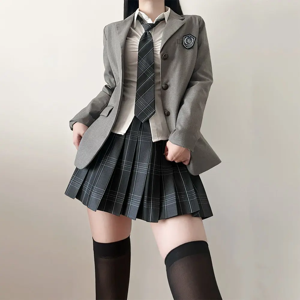 JK Abito uniforme Gonna scozzese Abito Slim Girl Pure Desire Rosa Summer School Sister Battle Robe Uniforme scolastica attillata