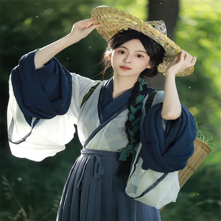 Hanfu Dress Women Ancient Chinese Hanfu Female Halloween Carnival Cosplay Costume 2023 Summer Dress Hanfu Dress Plus Size