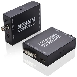 2.970 Gbit/s 3G SDI to DVI HDMI-compatible Singnal Converter Supports 480i 576i 720p 1080i 1080p BNC To DVI/HDM Interface