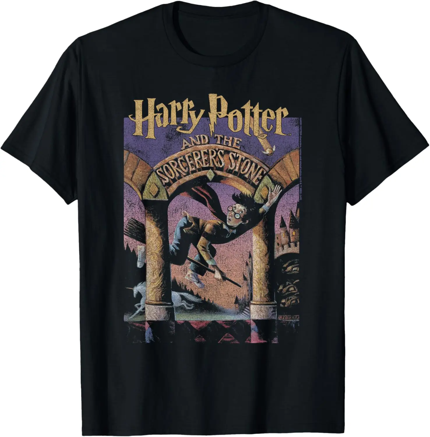 

MINISO X Harry Potter The Sorcerer's Stone Book Cover T-Shirt