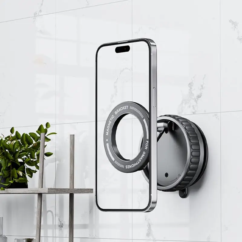 Suction Phone Holder Vacuum Suction Cup Phone Holder Adjustable Wireless Cellphone Stand Car Interior Accessories For All