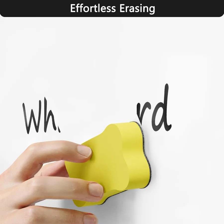 سبورة بيضاء مغناطيسية للثلاجة، لوح مسح جاف من الأكريليك اللامع، لوح تخطيط أبيض للثلاجة مقاس 12 × 9 بوصة، مفكرة صغيرة مزدوجة الجوانب