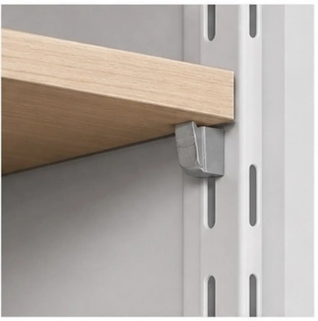 20 Pcs Bookcase Shelf Clips Floating Pegs Brackets Angle Supports Cabinet Shelves