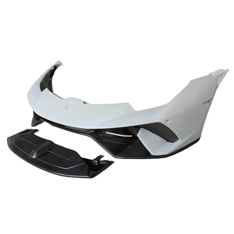 

High Quality Semi Carbon Fiber Car Body Kit P-Style Front Bumper Auto Accessories