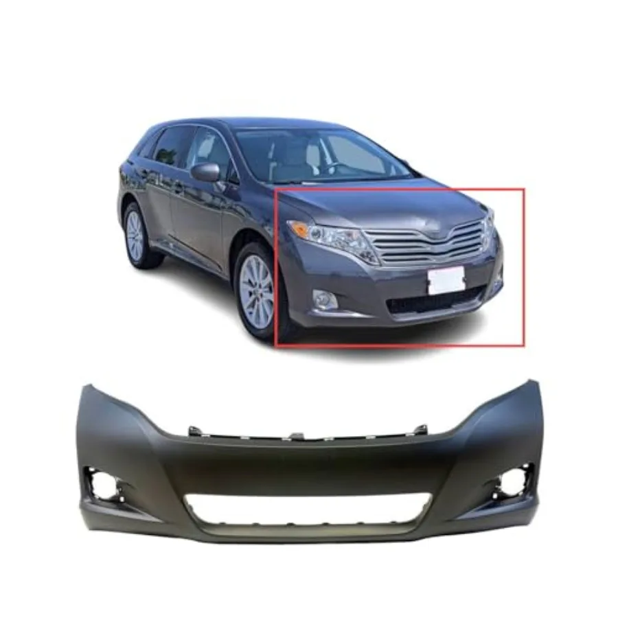 متوافق مع غطاء المصد الأمامي لسيارة Toyota Venza 2009-2016 AWD LE XLE موديلات رياضية محدودة جديدة معدة وجاهزة لمعرف الطلاء #2