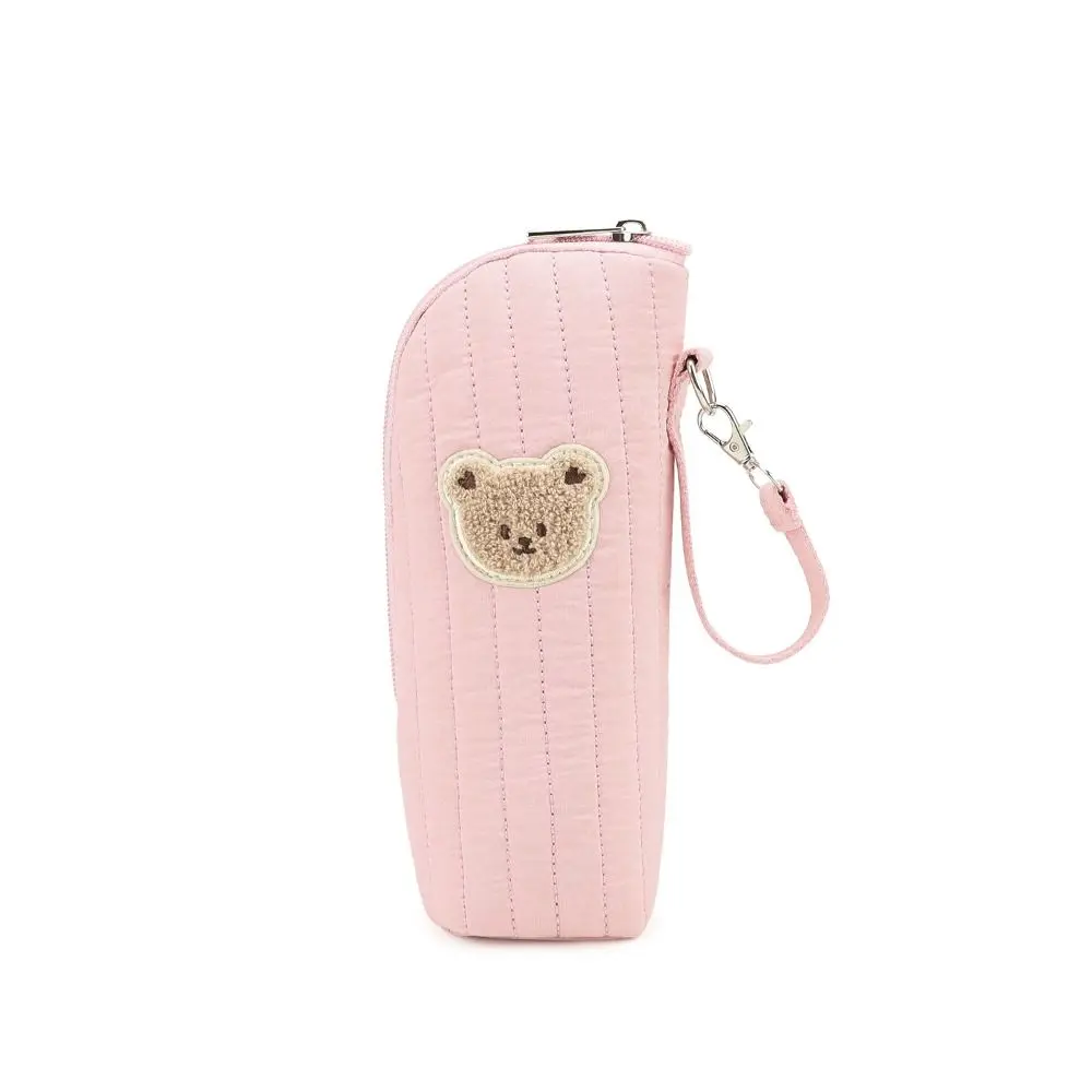 

New Bear Bottle Bag Insulated Pure Cotton Bottle Cooler with Handle Portable Breastmilk Cooler Bag for Daycare Outdoor