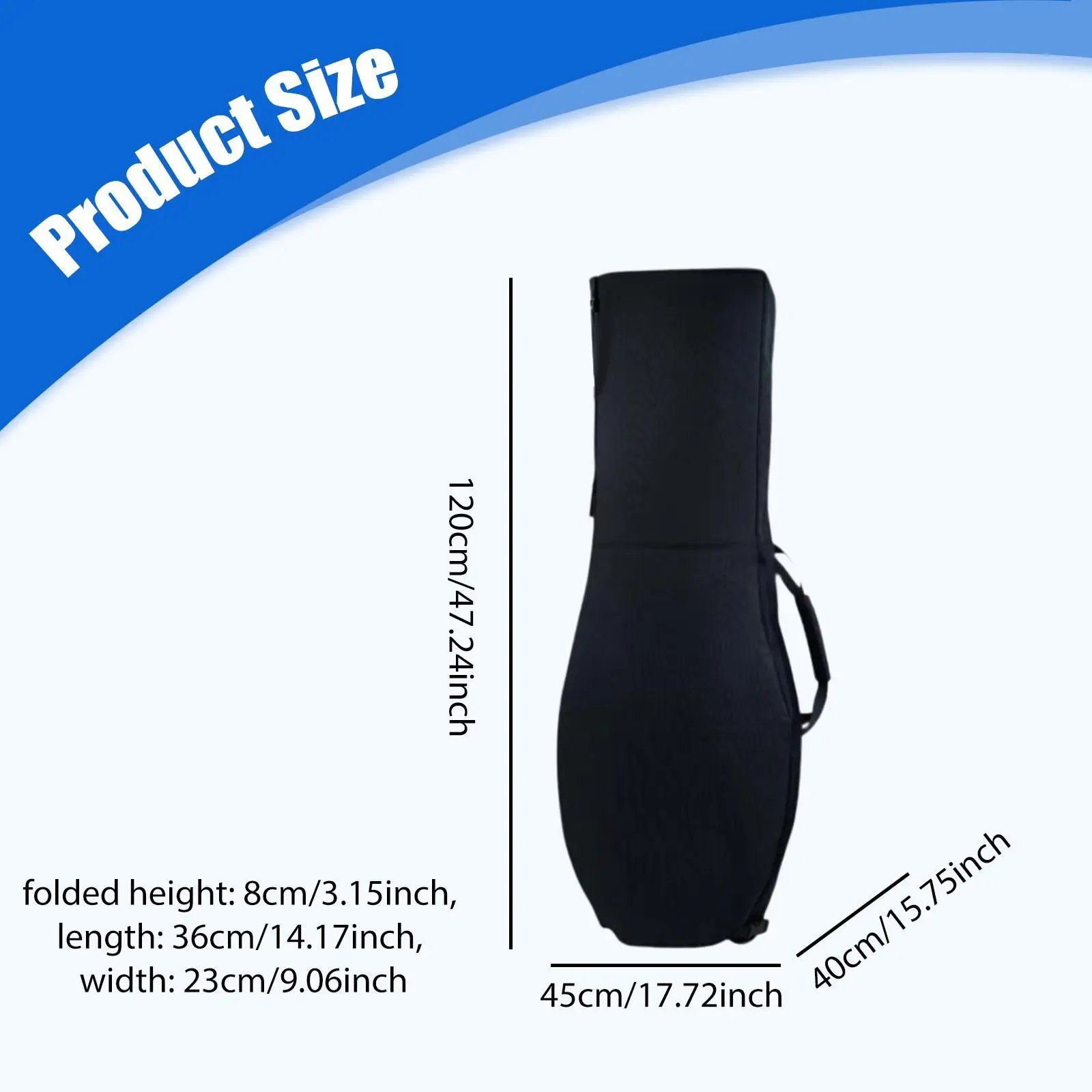 

Golf Travel Bag for Airlines 1200D Oxford Waterproof Carrying Handle Luggage Cover for Men and Women