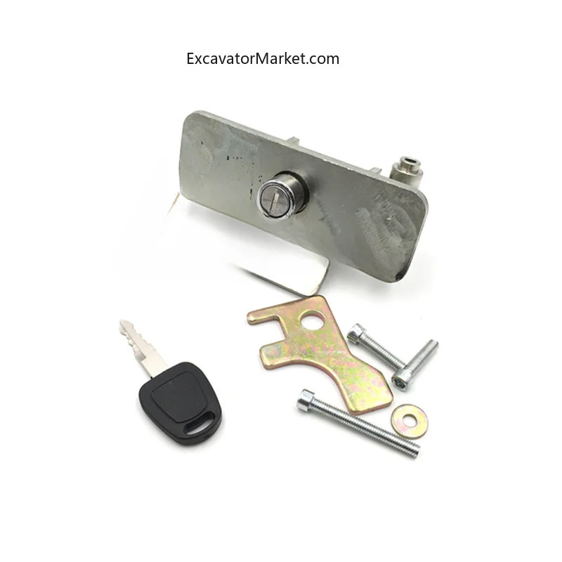 Excavator Doosan Daewoo DH60-7 Rear Cover Lock Engine Cover Lock Assembly Engine Cover Lock Excavator Accessories