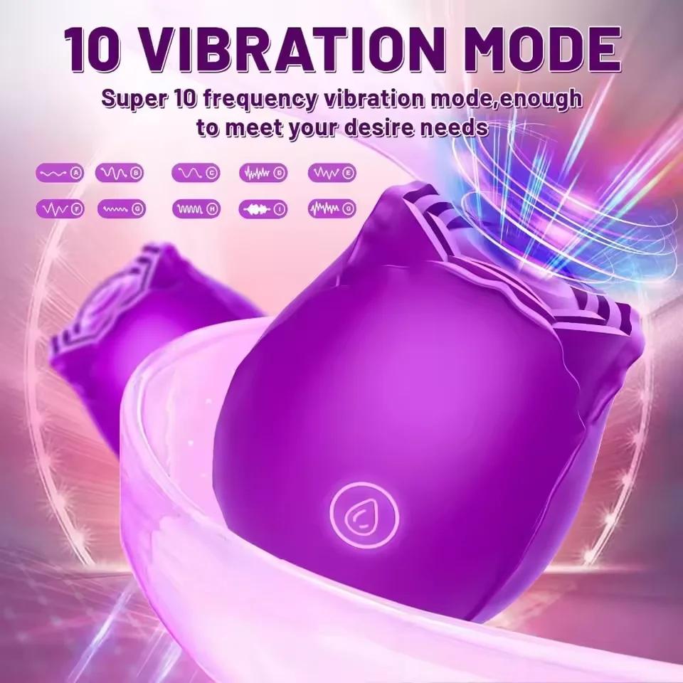 Powerful Sucking Vibrator for Women Vacuum Clitoris Stimulator Female Oral Nipple Clit Sucker Vibrating Adults Sex Rose Toys 18+ view 4