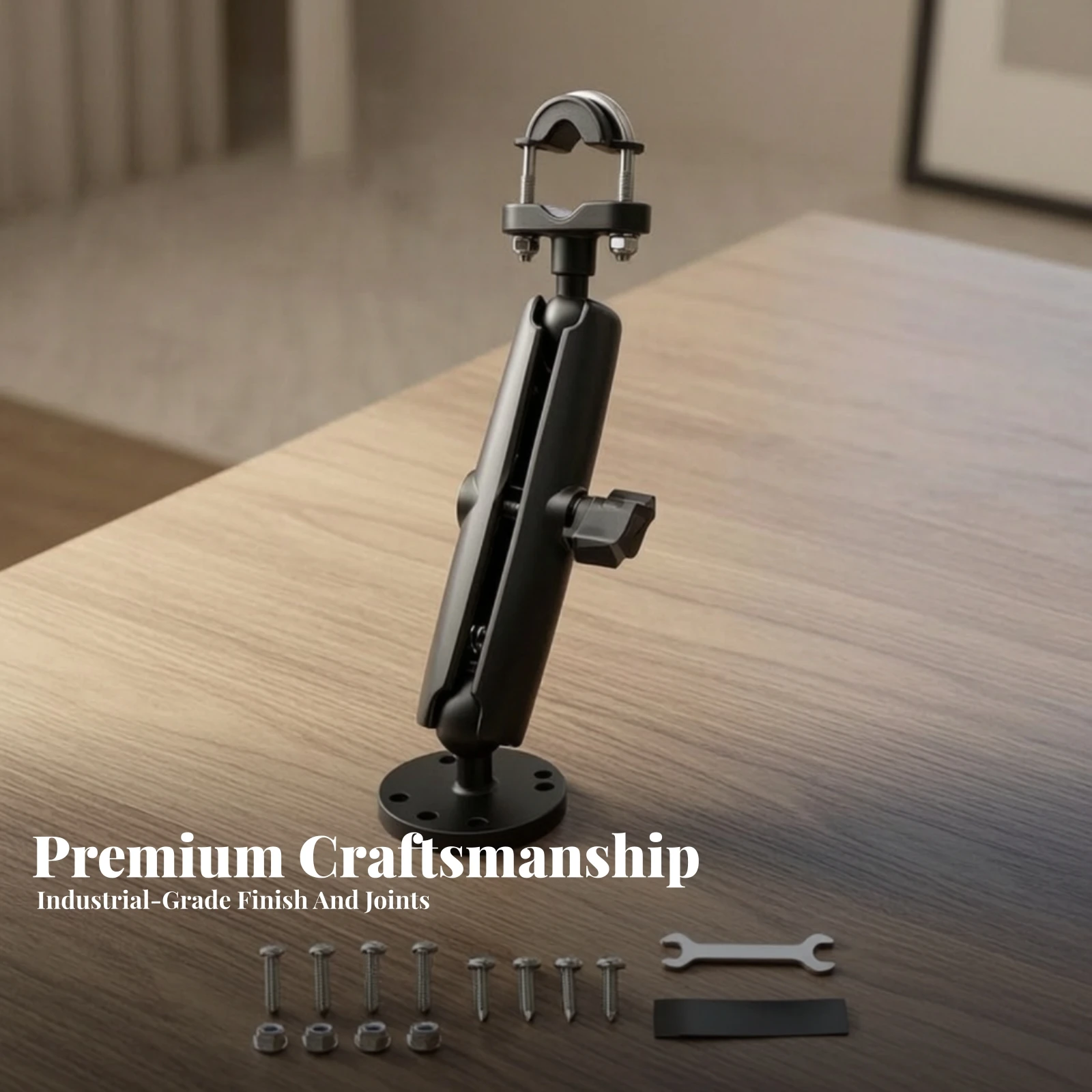Trolling Motor Stabilizer Bracket Marine-Grade Trolling Motor Support Bracket Hardware Adjustable Corrosion-Resistant view 4