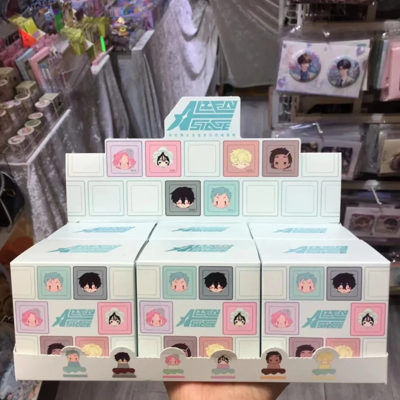 Anime Alien Stage Fingertip Copritasti Q Versione Punto carino Scatola cieca Luka fino Ivan Mizi Hyuna Figura Giocattolo da collezione Regali