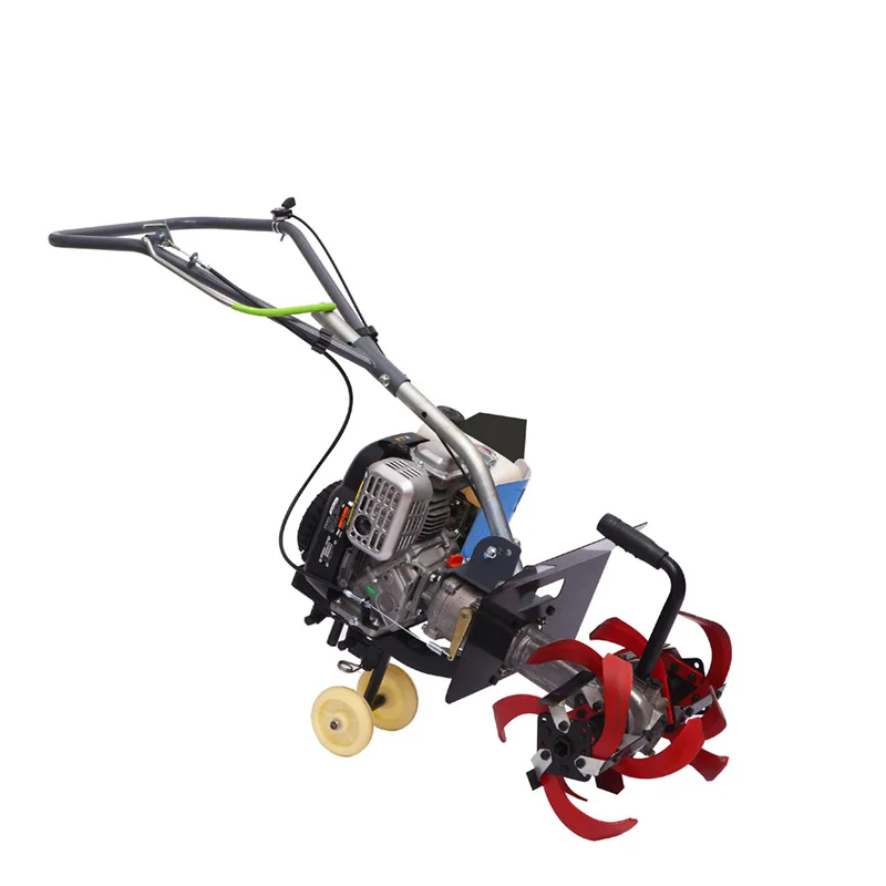 

Многофункциональный микро-достовой ручной скарификатор Маленькая бытовая газонокосилка Сельскохозяйственный роторный культиватор