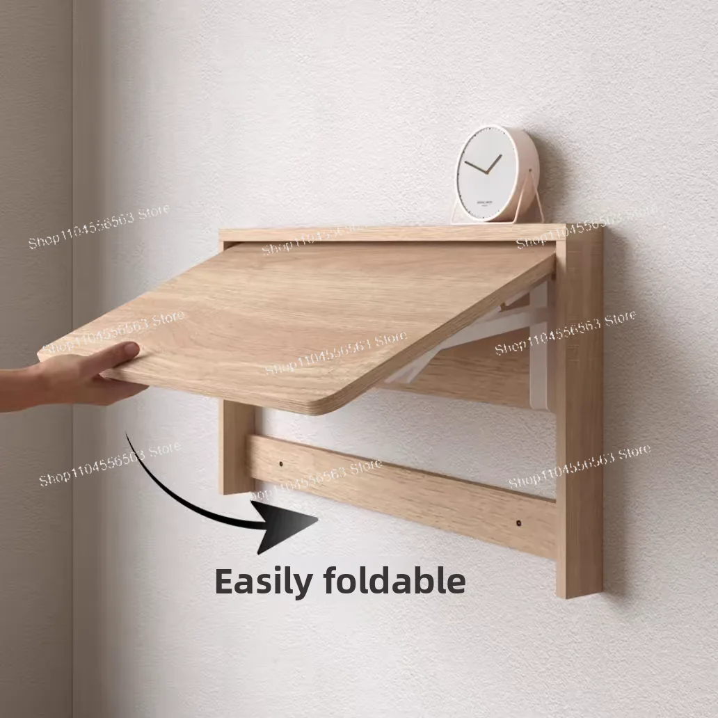 Foldable Bedside Shelf with Tray, No Drill Installation Sleek Space Saving Organizer for Bedroom Storage