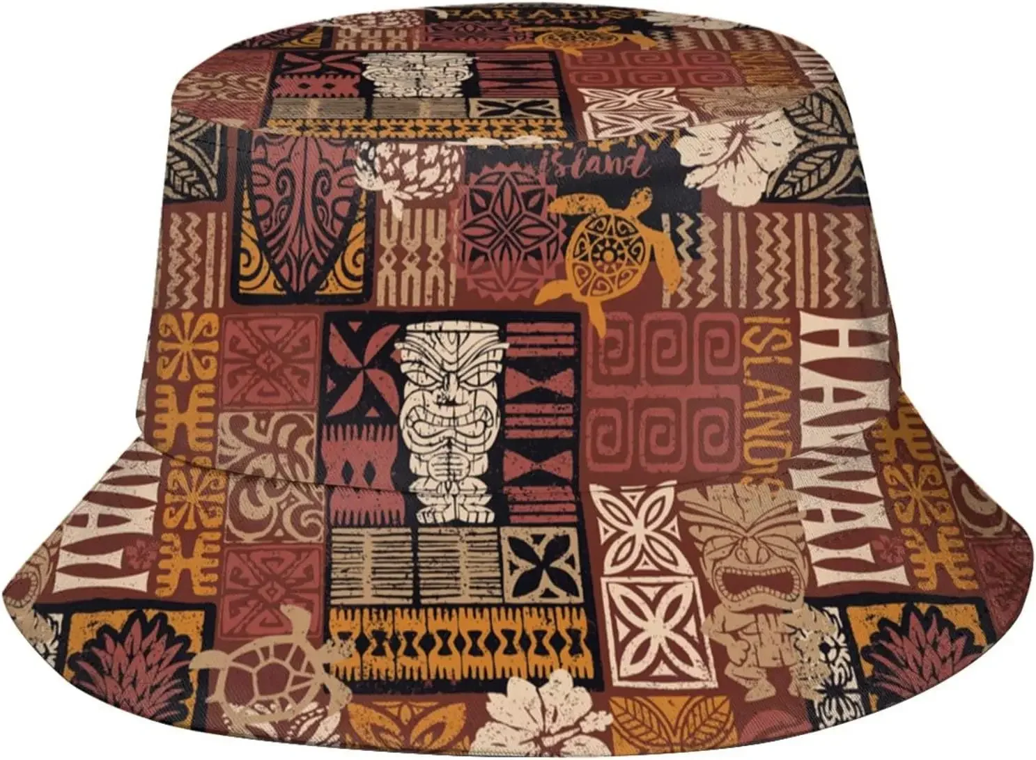 Hawaiian Bucket Hat Beach Fisherman HAt Hawaiian Style Bucket HaT Hawaii Sun for Travel Hiking Camping