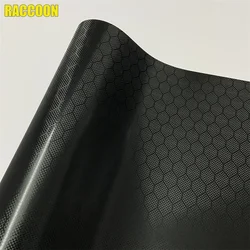Black Carbon Fiber Vinyl Sticker Diamond Forged Carbon Wrap Color Change Film Car Body Decoration Accessories